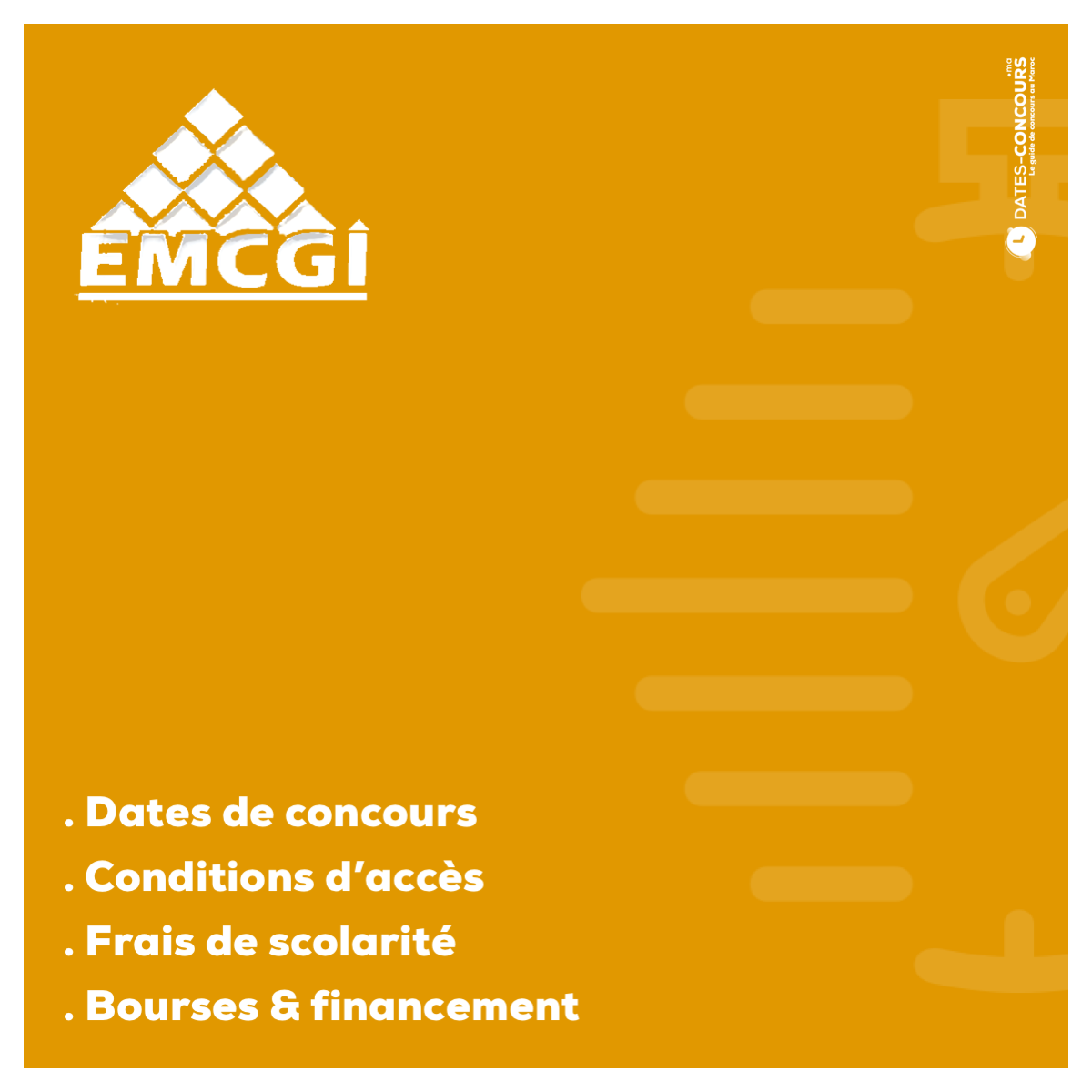 EMCGI - Dates-concours.ma