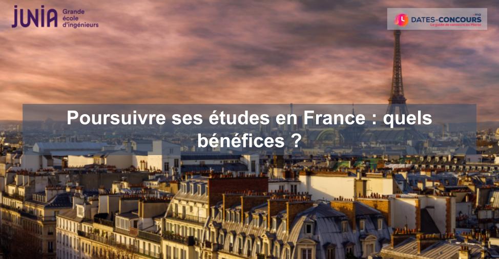 Poursuivre ses études en France : quels bénéfices ?