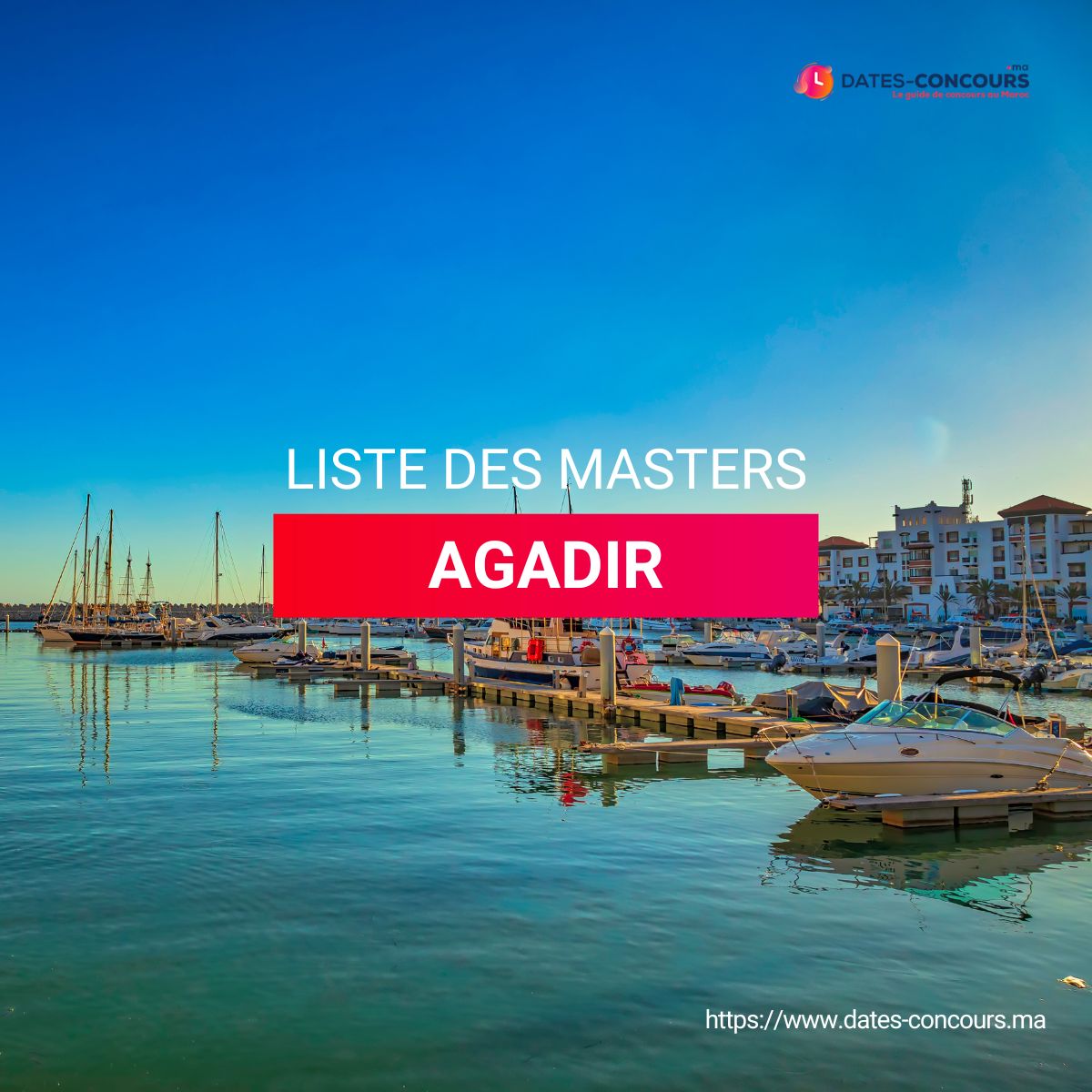 Liste des Masters à Agadir l Dates-concours.ma